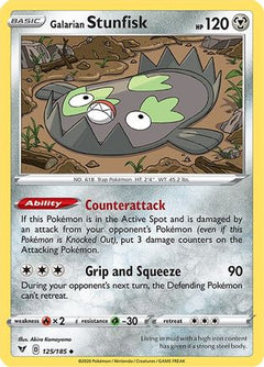 Galarian Stunfisk (125) [SWSH04: Vivid Voltage] Reverse Holofoil - Deck Out Gaming