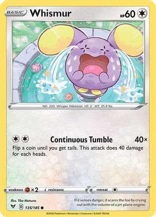 Whismur (135) [SWSH04: Vivid Voltage] Reverse Holofoil - Deck Out Gaming