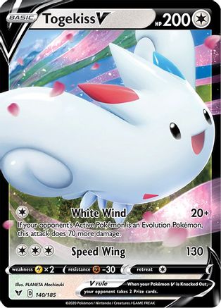 Togekiss V - 140/185 [SWSH04: Vivid Voltage] - Deck Out Gaming