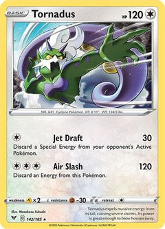 Tornadus (142) [SWSH04: Vivid Voltage] Reverse Holofoil - Deck Out Gaming