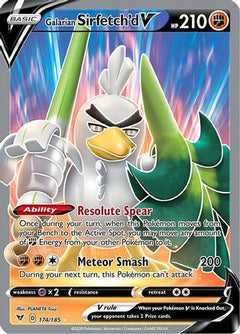 Galarian Sirfetch'd V (Full Art) (174) [SWSH04: Vivid Voltage] Holofoil - Deck Out Gaming