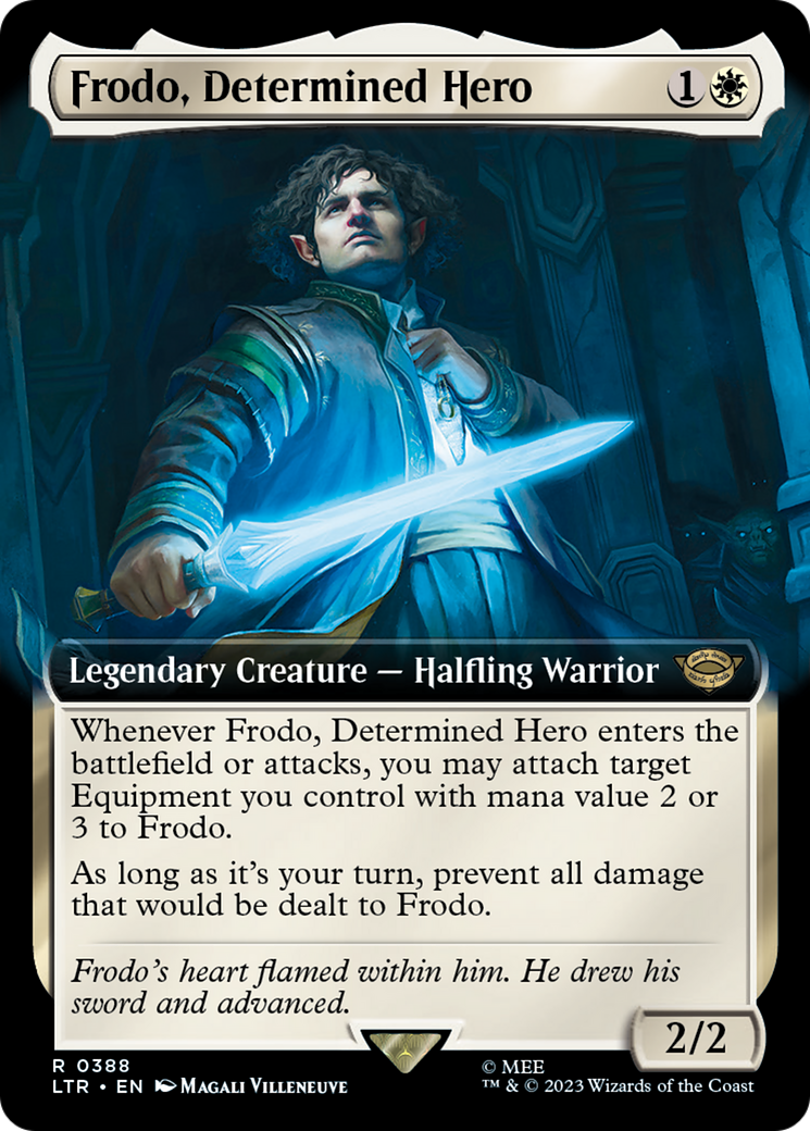 Frodo, Determined Hero (Extended Art) (388) [The Lord of the Rings: Tales of Middle-earth] - Deck Out Gaming