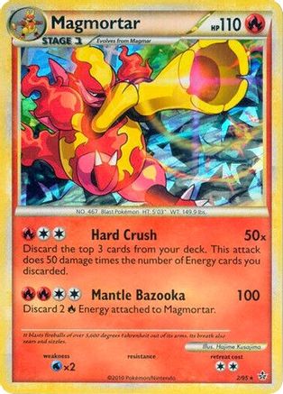 Magmortar - 2/95 (Cracked Ice Holo) (2) [Miscellaneous Cards & Products] Holofoil - Deck Out Gaming