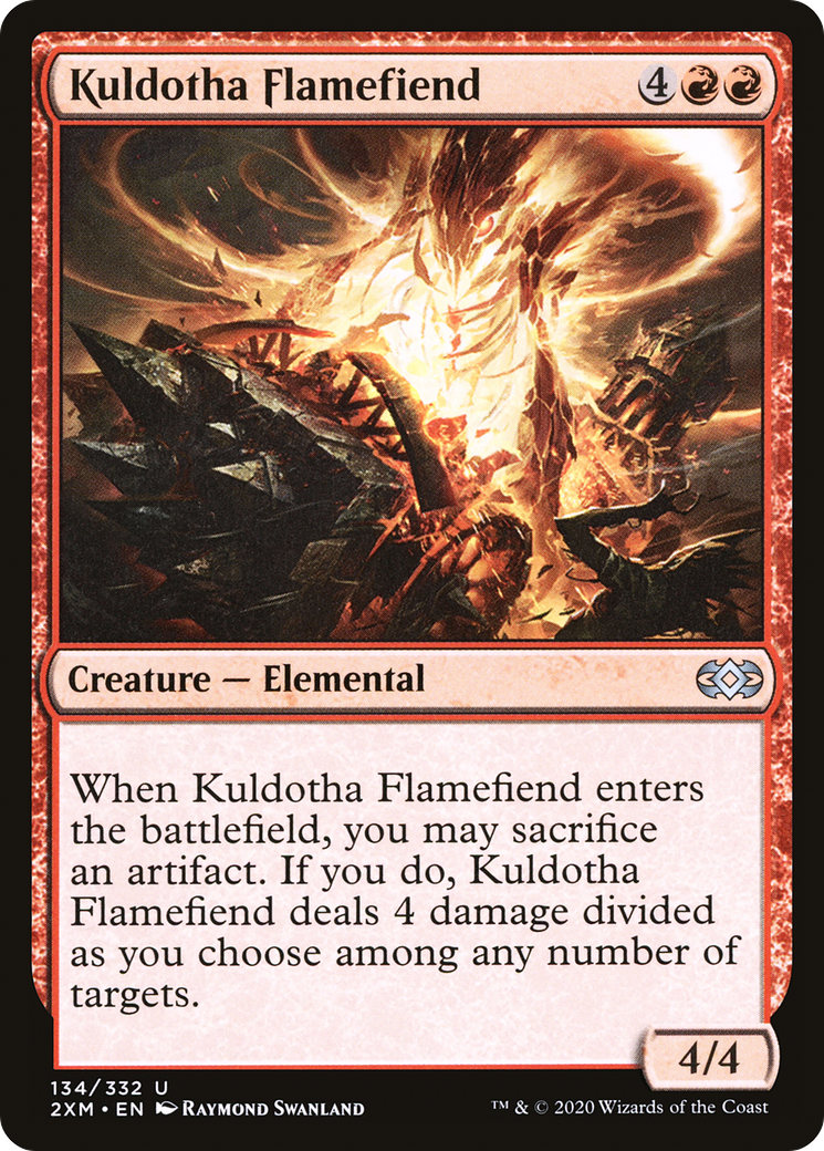 Kuldotha Flamefiend (134) [Double Masters] - Deck Out Gaming