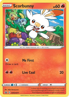 Scorbunny - SWSH071 (SWSH071) [SWSH: Sword & Shield Promo Cards] Holofoil - Deck Out Gaming
