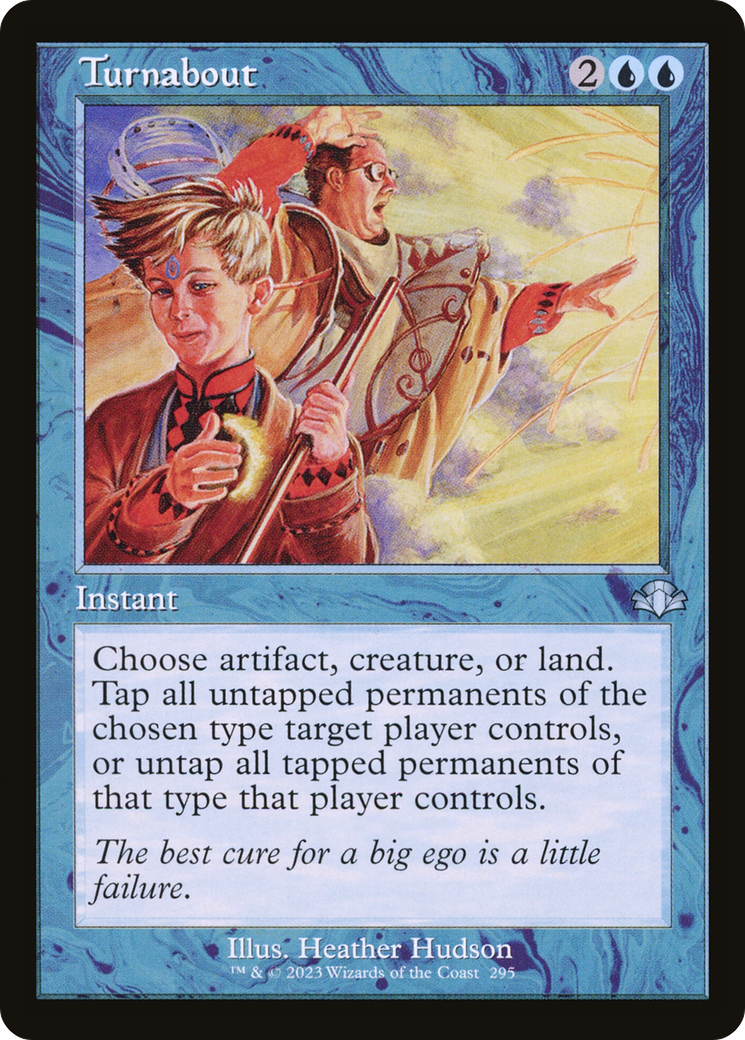 Turnabout (Retro Frame) (295) [Dominaria Remastered] - Deck Out Gaming