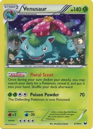 Venusaur - 3/108 (Cosmos Holo) (3) [Blister Exclusives] Holofoil - Deck Out Gaming