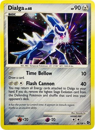 Dialga - 16/106 (Cosmos Holo) (16) [Deck Exclusives] Holofoil - Deck Out Gaming