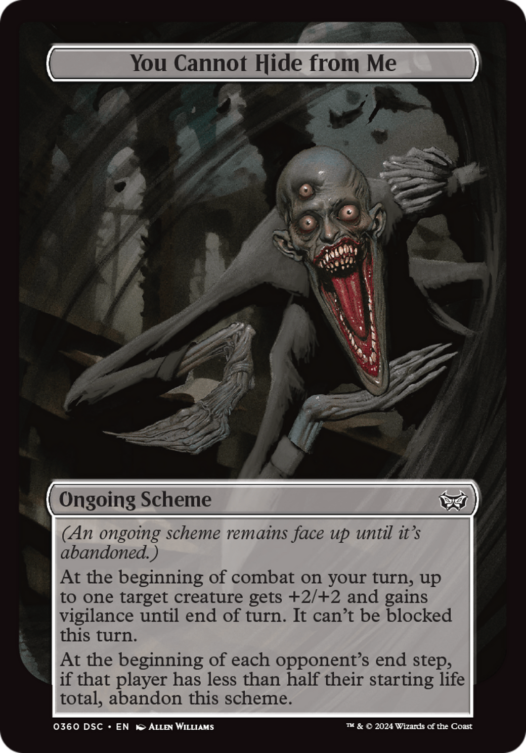 You Cannot Hide from Me (Full Art) (360) [Duskmourn: House of Horror Commander] - Deck Out Gaming
