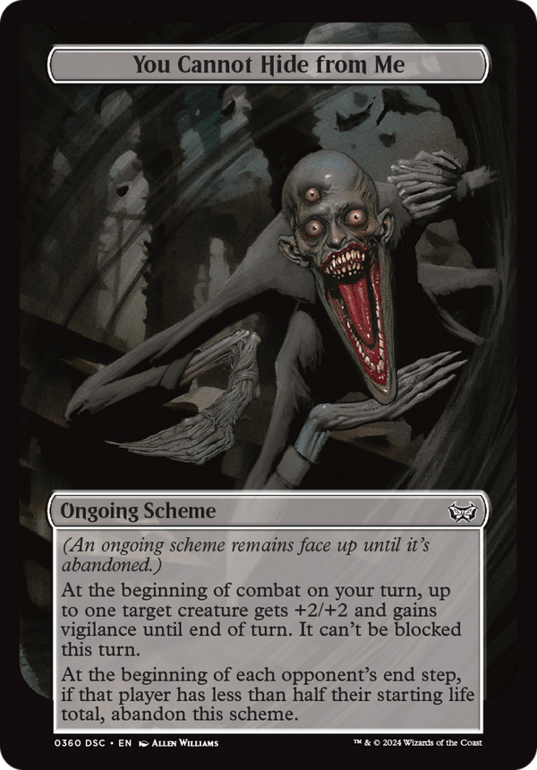 You Cannot Hide from Me (Full Art) (360) [Duskmourn: House of Horror Commander] - Deck Out Gaming