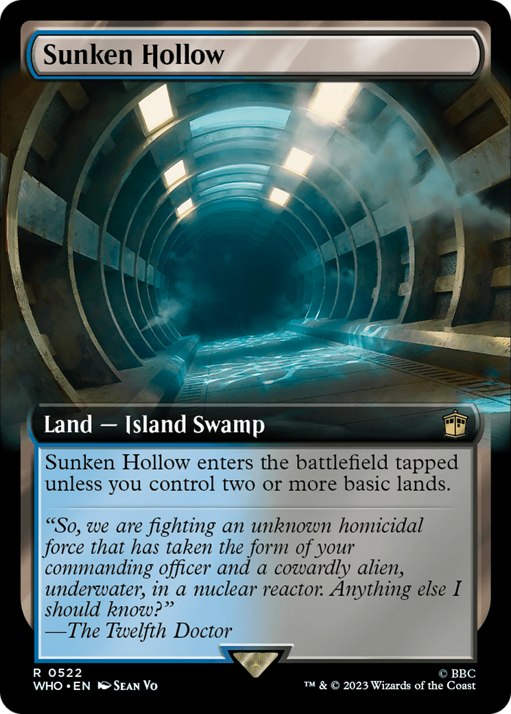 Sunken Hollow (Extended Art) (522) [Doctor Who] foil - Deck Out Gaming