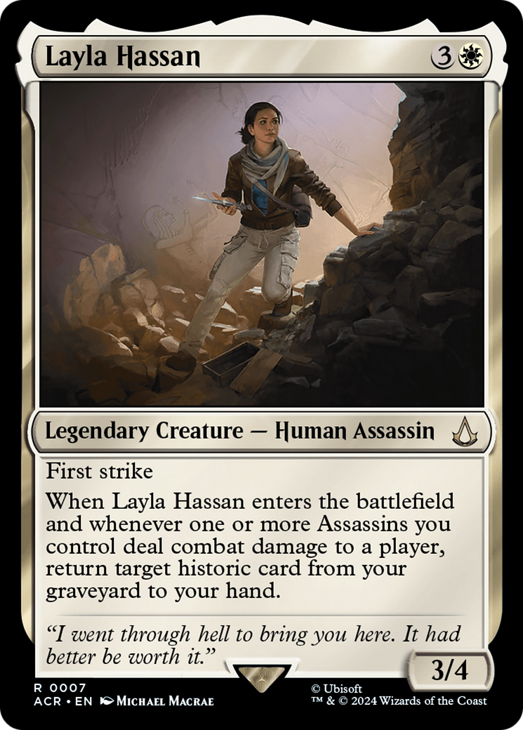 Layla Hassan (7) [Assassin's Creed] foil - Deck Out Gaming