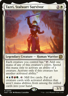Tazri, Stalwart Survivor (6) [March of the Machine: The Aftermath] foil-1