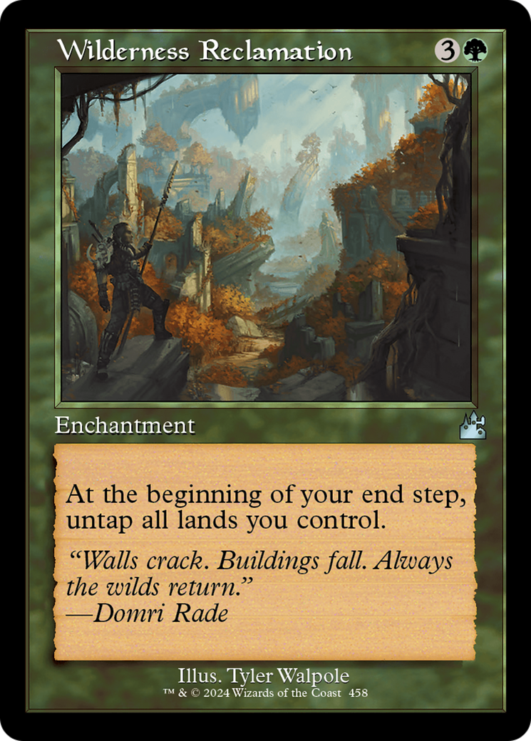 Wilderness Reclamation (Retro Frame) (458) [Ravnica Remastered] - Deck Out Gaming