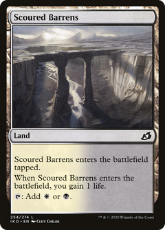 Scoured Barrens (254) [Ikoria: Lair of Behemoths] foil - Deck Out Gaming