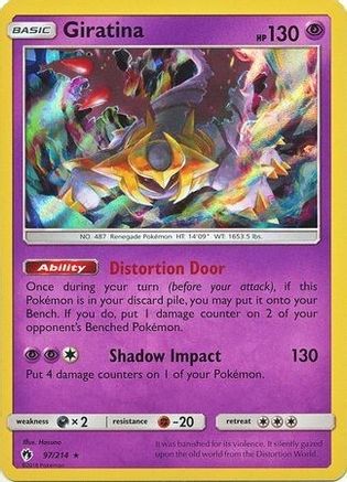 Giratina - 97/214 (Cosmos Holo) (97) [Blister Exclusives] Holofoil - Deck Out Gaming
