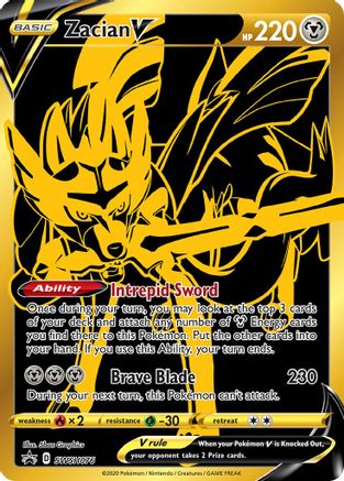 Zacian V - SWSH076 (SWSH076) [SWSH: Sword & Shield Promo Cards] Holofoil - Deck Out Gaming