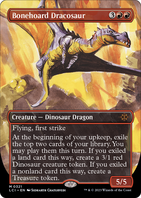 Bonehoard Dracosaur (Borderless) (321) [The Lost Caverns of Ixalan] - Deck Out Gaming