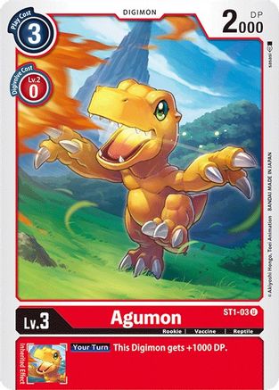 Agumon (ST1-03) [Starter Deck 01: Gaia Red] - Deck Out Gaming