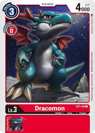 Dracomon (ST1-04) [Starter Deck 01: Gaia Red] - Deck Out Gaming