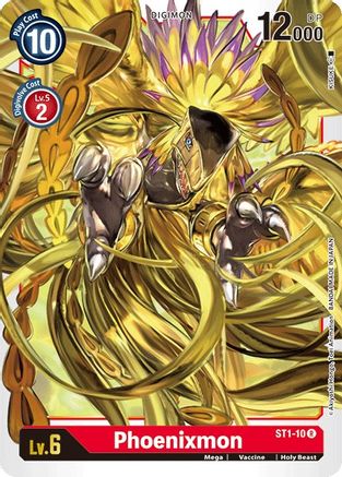 Phoenixmon (ST1-10) [Starter Deck 01: Gaia Red] - Deck Out Gaming