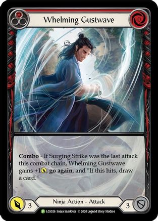 Whelming Gustwave (Red) - LGS026 (LGS026) [Flesh and Blood: Promo Cards] - Deck Out Gaming