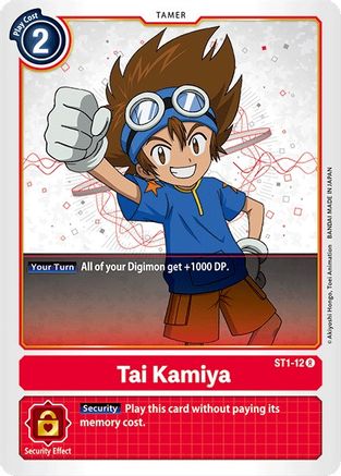 Tai Kamiya (ST1-12) [Starter Deck 01: Gaia Red] - Deck Out Gaming