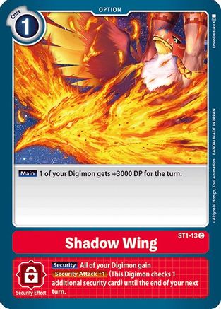 Shadow Wing (ST1-13) [Starter Deck 01: Gaia Red] - Deck Out Gaming