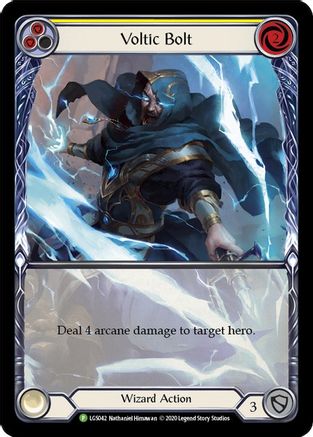 Voltic Bolt (Yellow) - LGS042 (LGS042) [Flesh and Blood: Promo Cards] - Deck Out Gaming