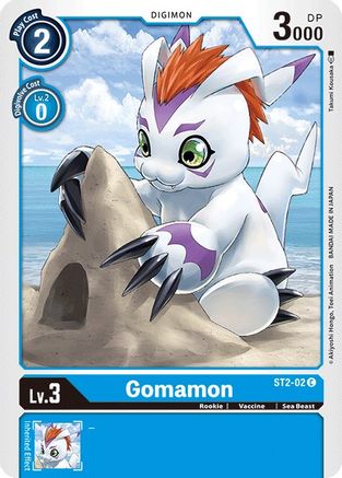 Gomamon (ST2-02) [Starter Deck 02: Cocytus Blue] - Deck Out Gaming