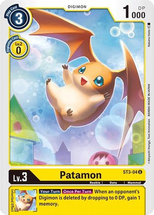 Patamon (ST3-04) [Starter Deck 03: Heaven's Yellow] - Deck Out Gaming