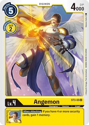 Angemon (ST3-05) [Starter Deck 03: Heaven's Yellow] - Deck Out Gaming