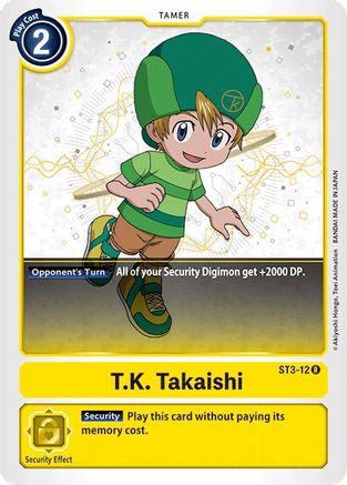 T.K. Takaishi (ST3-12) [Starter Deck 03: Heaven's Yellow] - Deck Out Gaming