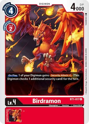 Birdramon - BT1-017 (BT1-017) [Release Special Booster] - Deck Out Gaming