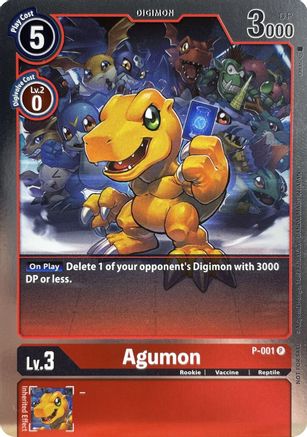 Agumon - P-001 (P-001) [Digimon Promotion Cards] Foil - Deck Out Gaming