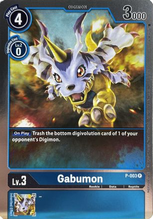 Gabumon - P-003 (P-003) [Digimon Promotion Cards] Foil - Deck Out Gaming