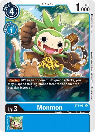 Monmon (BT1-031) [Release Special Booster] - Deck Out Gaming