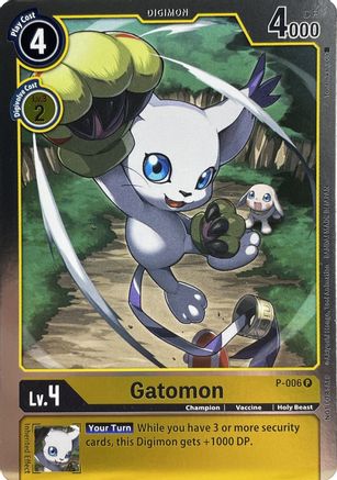 Gatomon - P-006 (P-006) [Digimon Promotion Cards] Foil - Deck Out Gaming