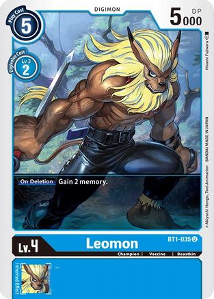 Leomon (BT1-035) [Release Special Booster] - Deck Out Gaming