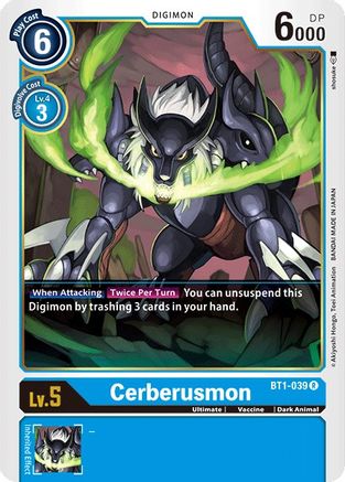 Cerberusmon (BT1-039) [Release Special Booster] - Deck Out Gaming