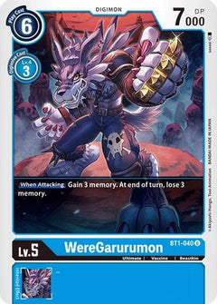 WereGarurumon - BT1-040 (BT1-040) [Release Special Booster] - Deck Out Gaming