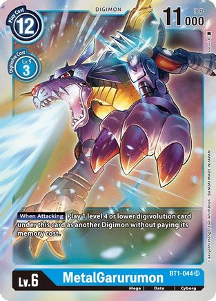 MetalGarurumon - BT1-044 (BT1-044) [Release Special Booster] Foil - Deck Out Gaming