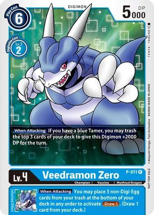 Veedramon Zero - P-011 (P-011) [Digimon Promotion Cards] Foil - Deck Out Gaming