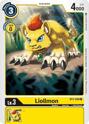 Liollmon (BT1-050) [Release Special Booster] - Deck Out Gaming