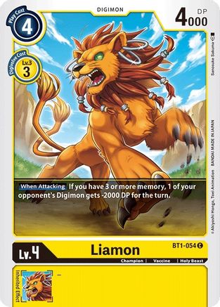 Liamon (BT1-054) [Release Special Booster] - Deck Out Gaming