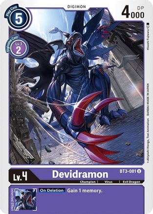 Devidramon (BT3-081) [Release Special Booster] - Deck Out Gaming