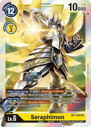 Seraphimon (BT1-063) [Release Special Booster] Foil - Deck Out Gaming