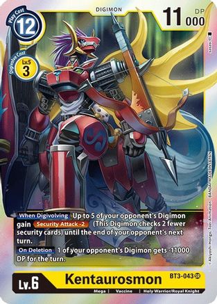 Kentaurosmon (BT3-043) [Release Special Booster] Foil - Deck Out Gaming