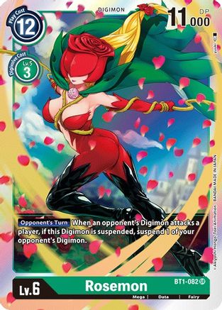 Rosemon (BT1-082) [Release Special Booster] Foil - Deck Out Gaming