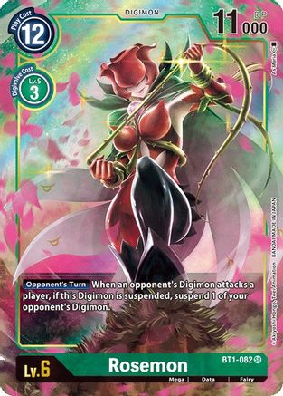 Rosemon (Alternate Art) (BT1-082) [Release Special Booster] Foil - Deck Out Gaming